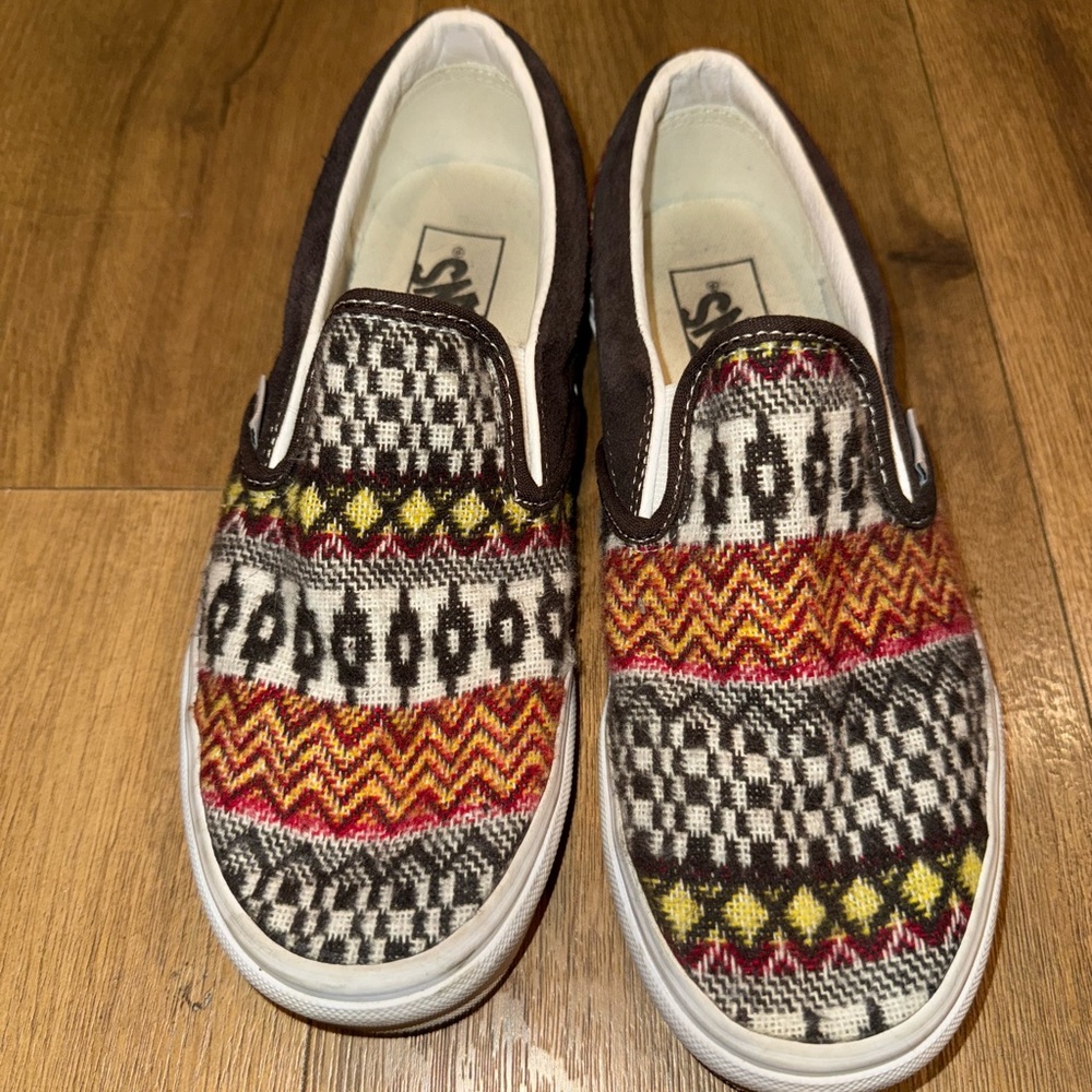Wool Slip on Vans